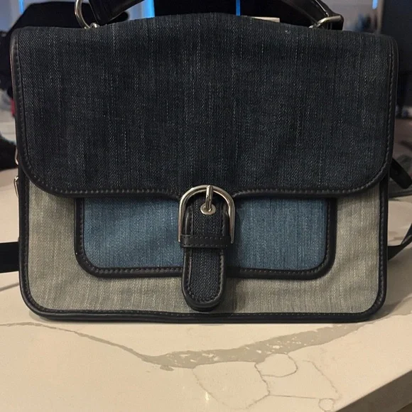 Michael Kors Denim Crossbody Bag - Picture 1 of 7